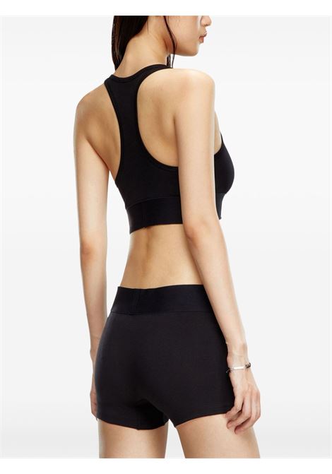 cotton race bralette xl woman black DIESEL | A14591 0HMAU99XX